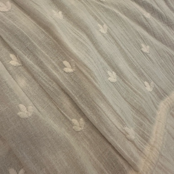 Ulla Johnson White Eye-lit Crochet Tunic Blouse/ Mini Dress Beach Coverup - Picture 4 of 9